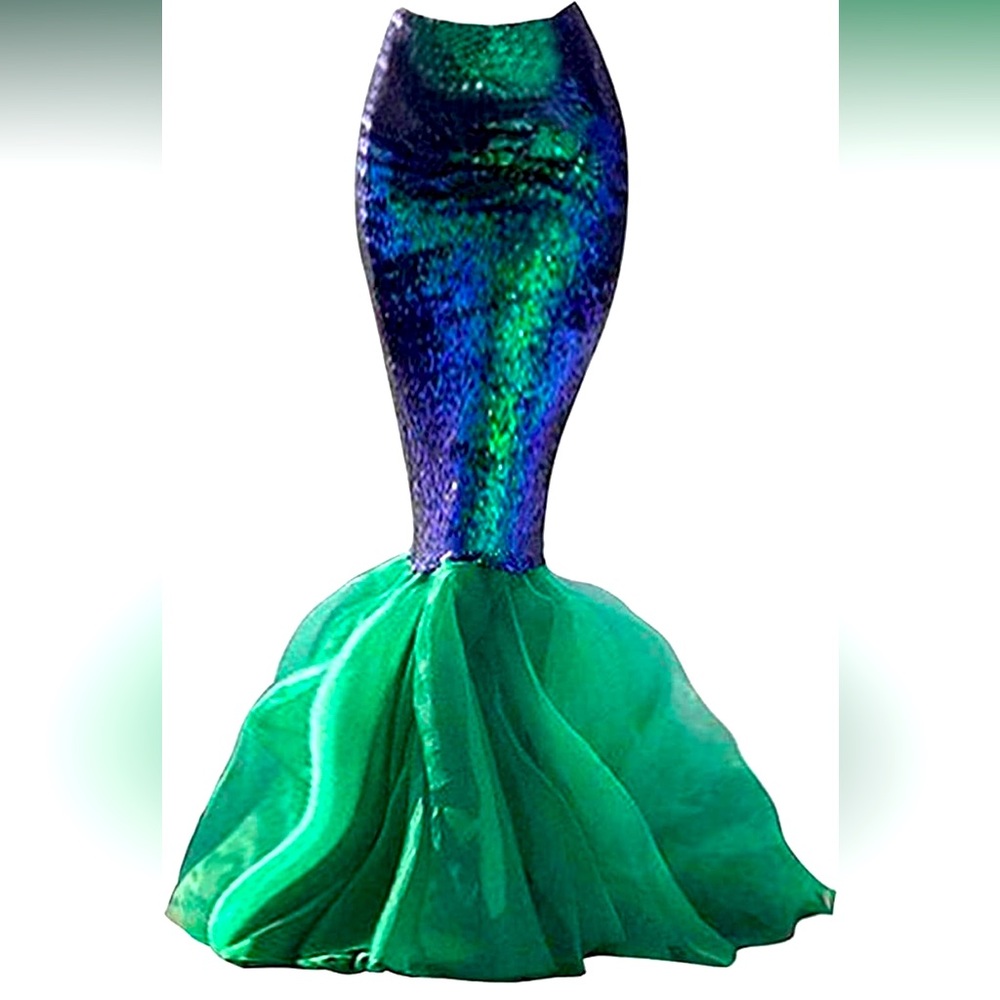 Sequin Mermaid Tail Skirt